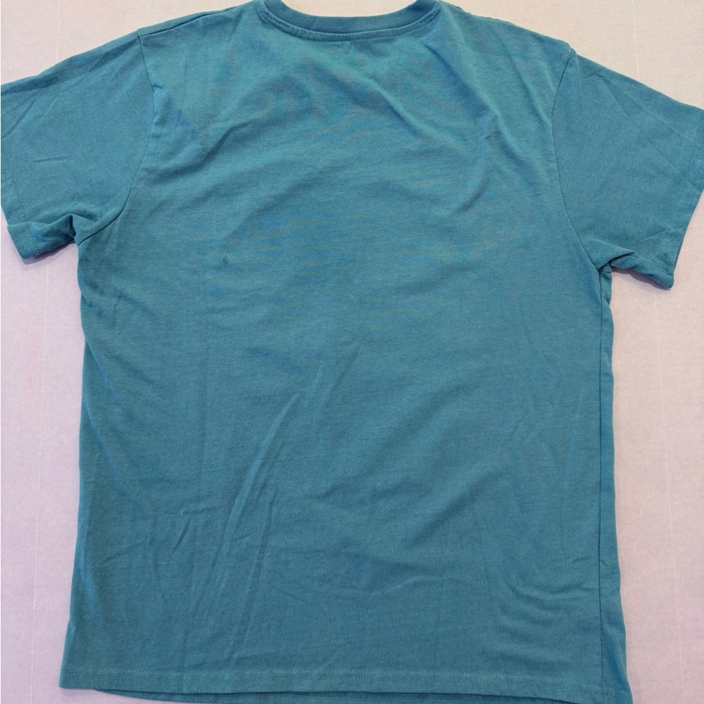 NWOT Peanuts Snoopy Large Tee in Teal with Floral Graphic - Picture 3 of 5